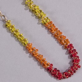 Through the Grapevine Magatama Necklace Shiraz
